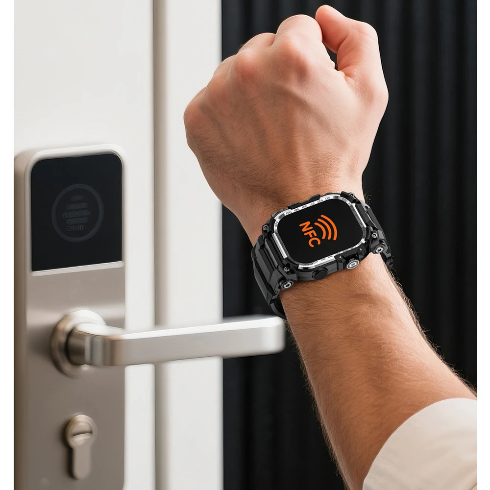 LOKMAT 4G بطاقة SIM ساعة أندرويد الهاتف تلسكوبي كاميرا دوارة مربعة شاشة كبيرة واي فاي مصباح يدوي جهاز تعقب للياقة البدنية Smartwatch