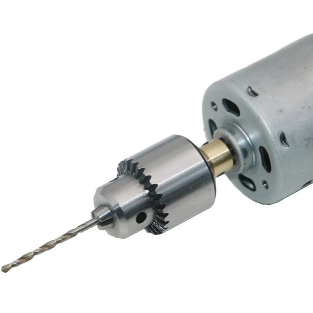 JT0 Micro Motor Drill Chuck Clamping Range 0.3-4mm Electric Motor Shaft 3.17mm Mini Drill Chuck With Chuck Key