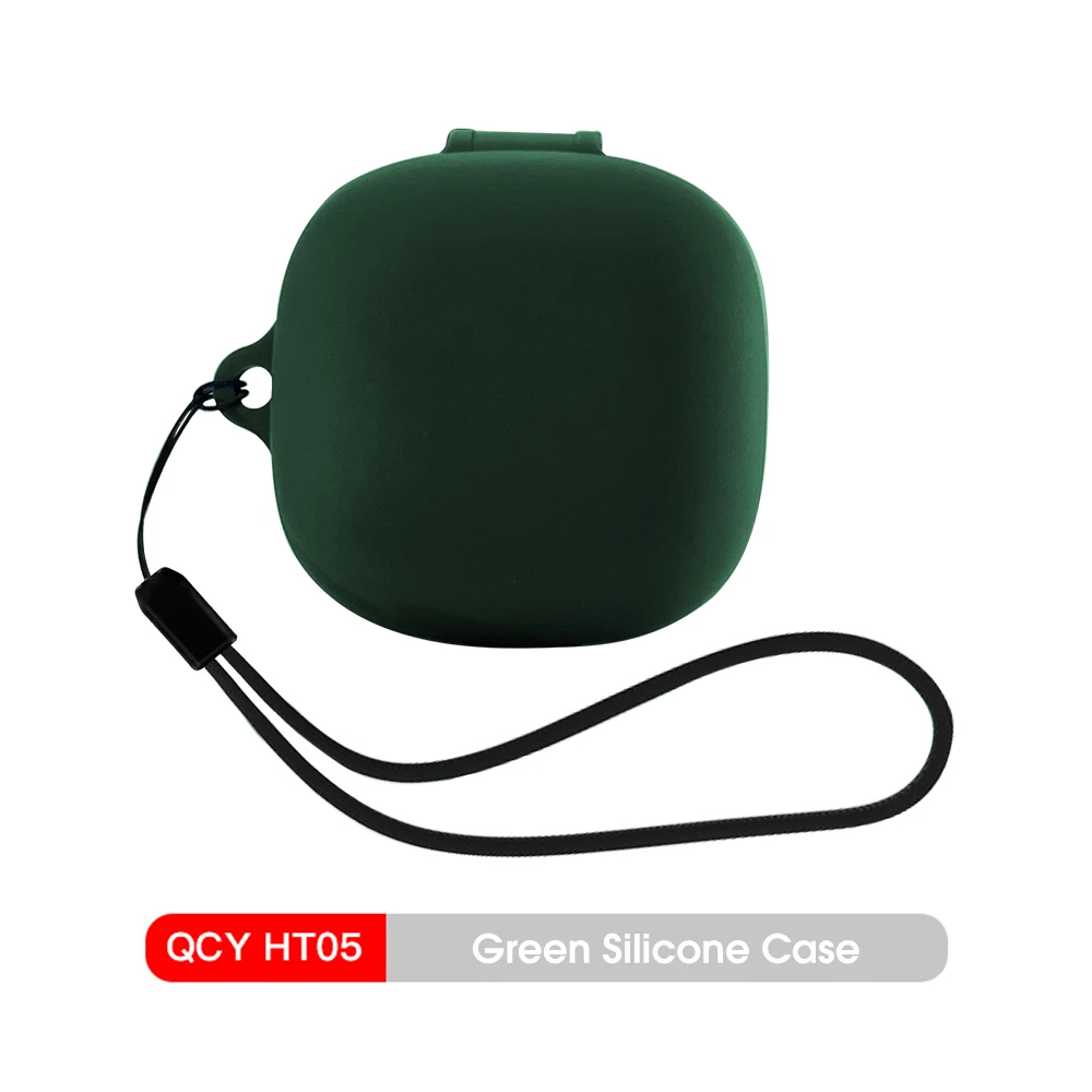 Qcy Ht05 Soft Sillicone Case Ht10 Melobuds Pro Draadloze Oortelefoon Opbergtas Hoofdtelefoon Beschermhoes Oordopjes Reinigingssets