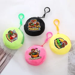 New Burgerpommes Icrimax Unisex Cute Wallet Cartoon Anime Pattern Print Purse Portable Fashion Wallets Birthday Party Gifts