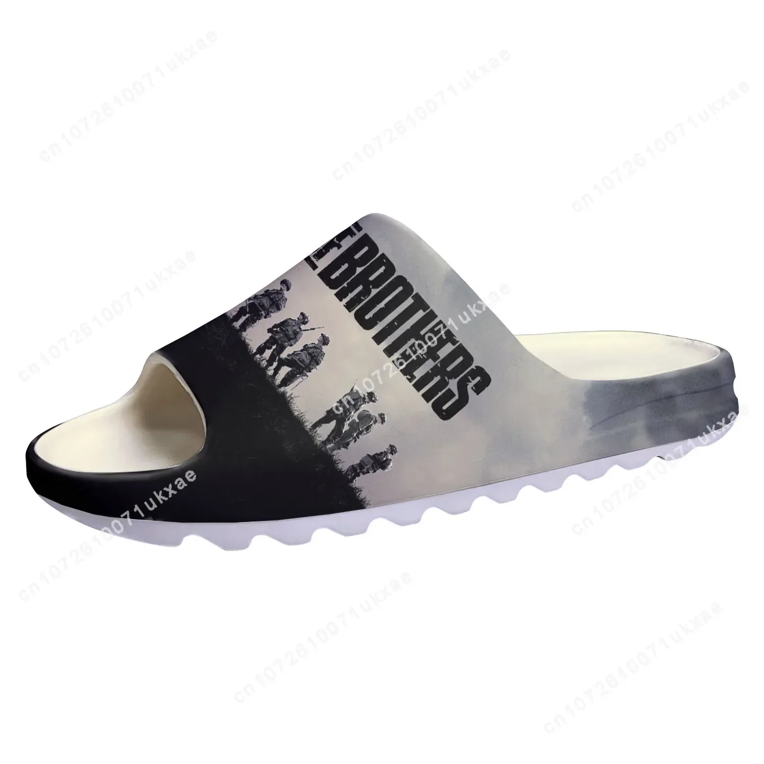 Band of Brothers Soft Sole Sllipers Home Clogs Customized Step On Water Shoes Easy Company Mens Womens Teenager Step in Sandals