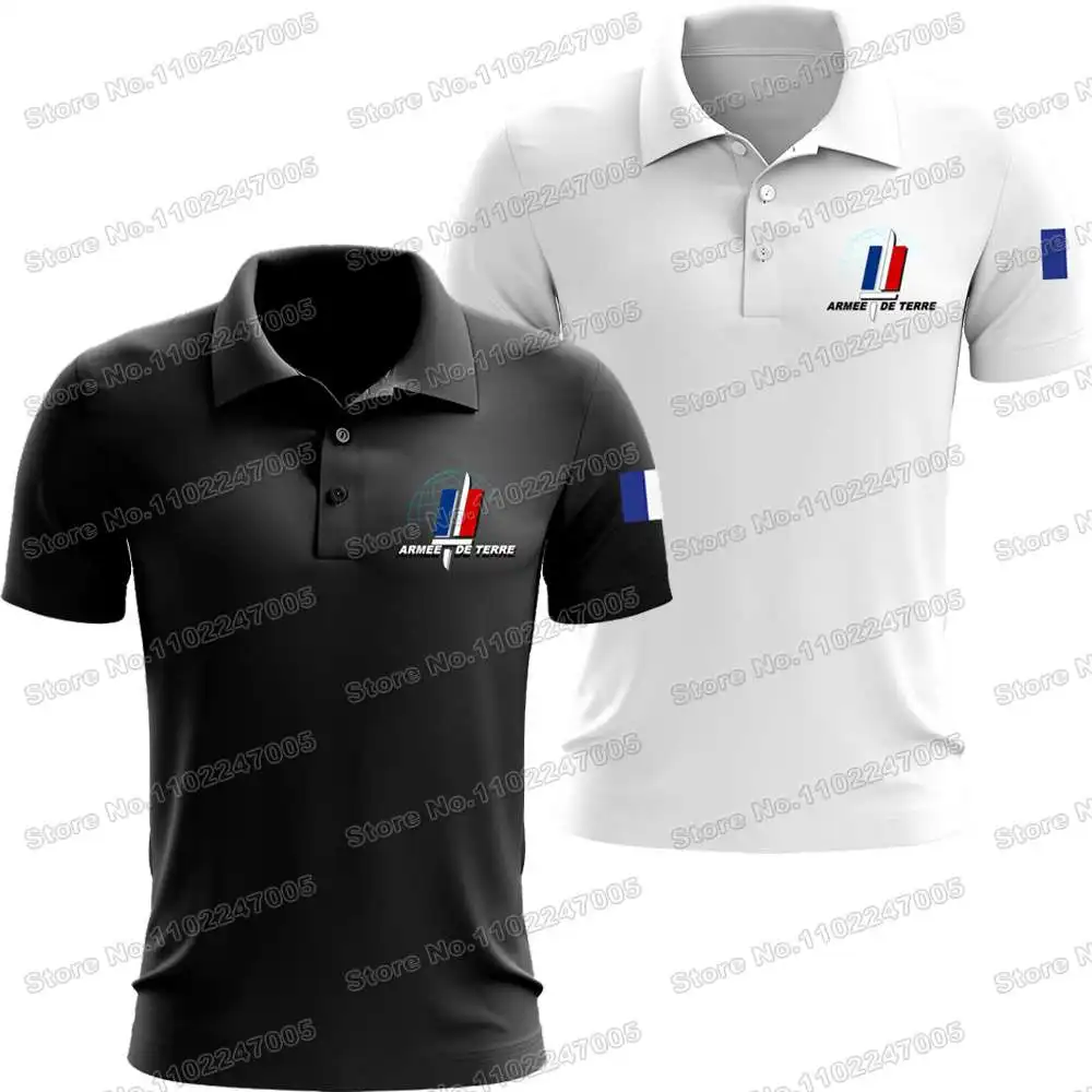 2022 French Army Soldier Casual Polo Shirts Men France Legion Fashion Short Sleeve Jersey Summer Tops Clothing Business Clothes