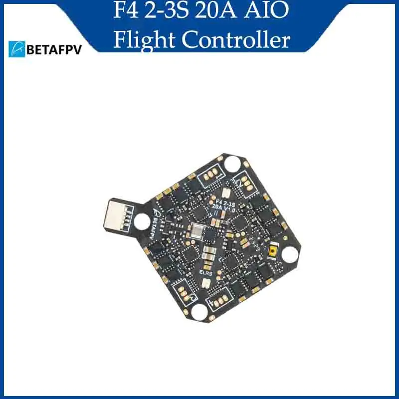 

Контроллер полета BETAFPV F4 2-3S 20A AIO V1 — HD VTX с двойным портом BEC, O3, 6-контактным PMU и USB-портом, совместимым с HD Whoop Drones
