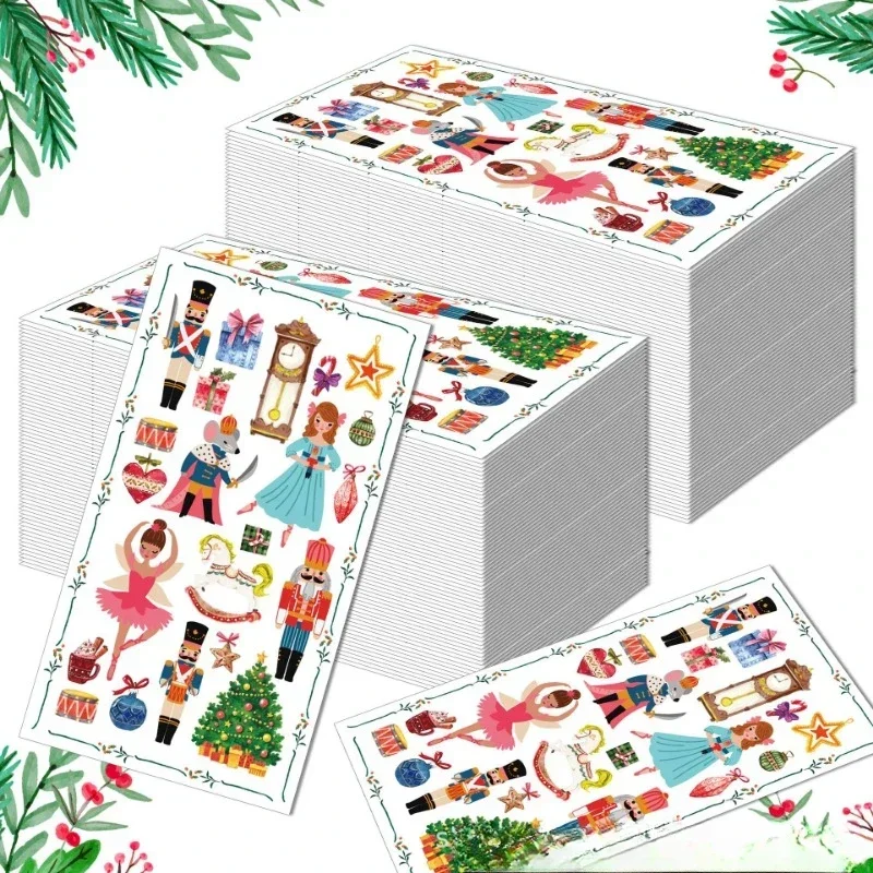 20 قطعة 33*40 سنتيمتر 2-Ply كسارة البندق الجندي طويل ورقة منديل كبير الحجم حفلة الجدول ورقة شجرة عيد الميلاد الأميرة ورقة تحديد الموقع