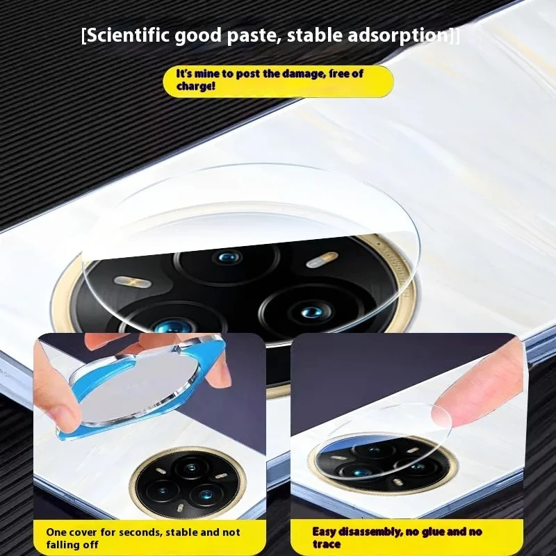 3 шт., закаленное стекло для объектива камеры с полным клеем для Vivo X Fold 5 4 4 Pro X200 Ultra X100 S Pro, пленочная крышка объектива, установка локатора