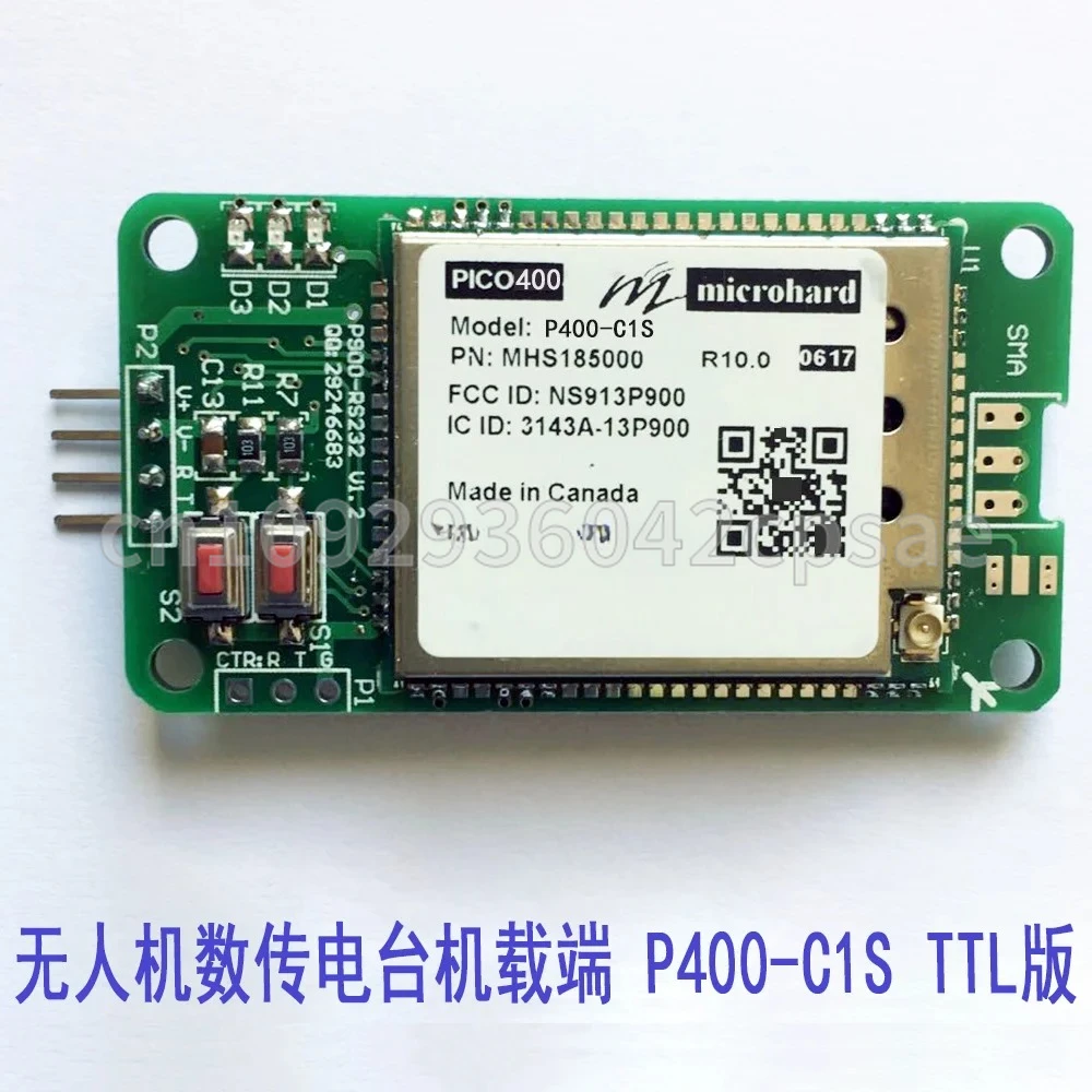 Microhard P400-C1S Module Encrypted Data Transmission Radio 100 Kilometers UAV Aerial Photography Robot