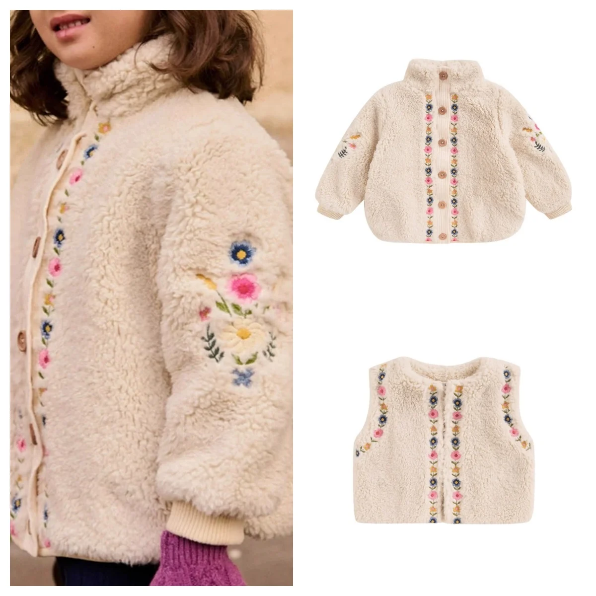 子供服-新しい秋の半袖かわいい女の子のドレスイチゴ男の子のコート綿ニットセーターとパンツベビー服セット