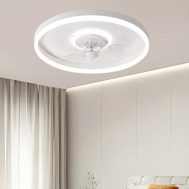 

LED Ultra-thin Ceiling Light Fan Light Bedroom Light Simple Modern Restaurant Study Silent Fan Lamp