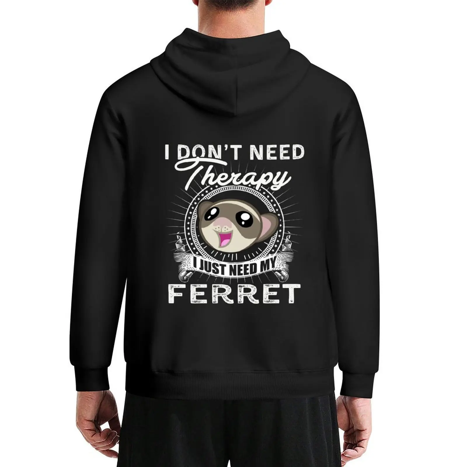 ferret Hoodie blouse anime clothes men's autumn clothes mens designer clothes hoodies and sweatshirts new