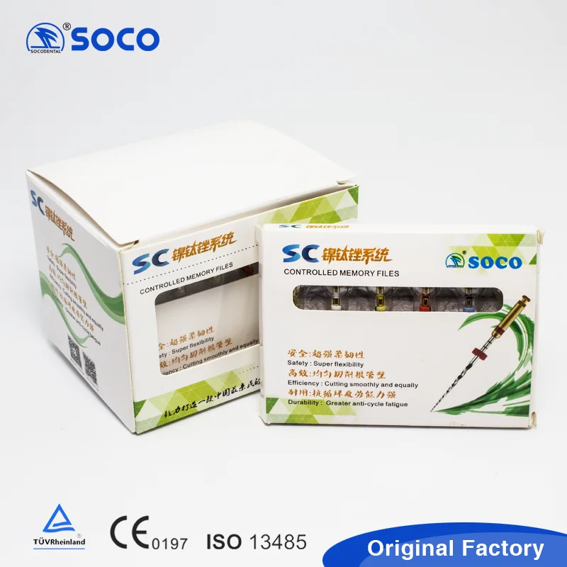 

COXO SOCO Rotary 25/21mm Dentl Files SC Forward Rotation NiTi Systemfor Endodontic Treatment