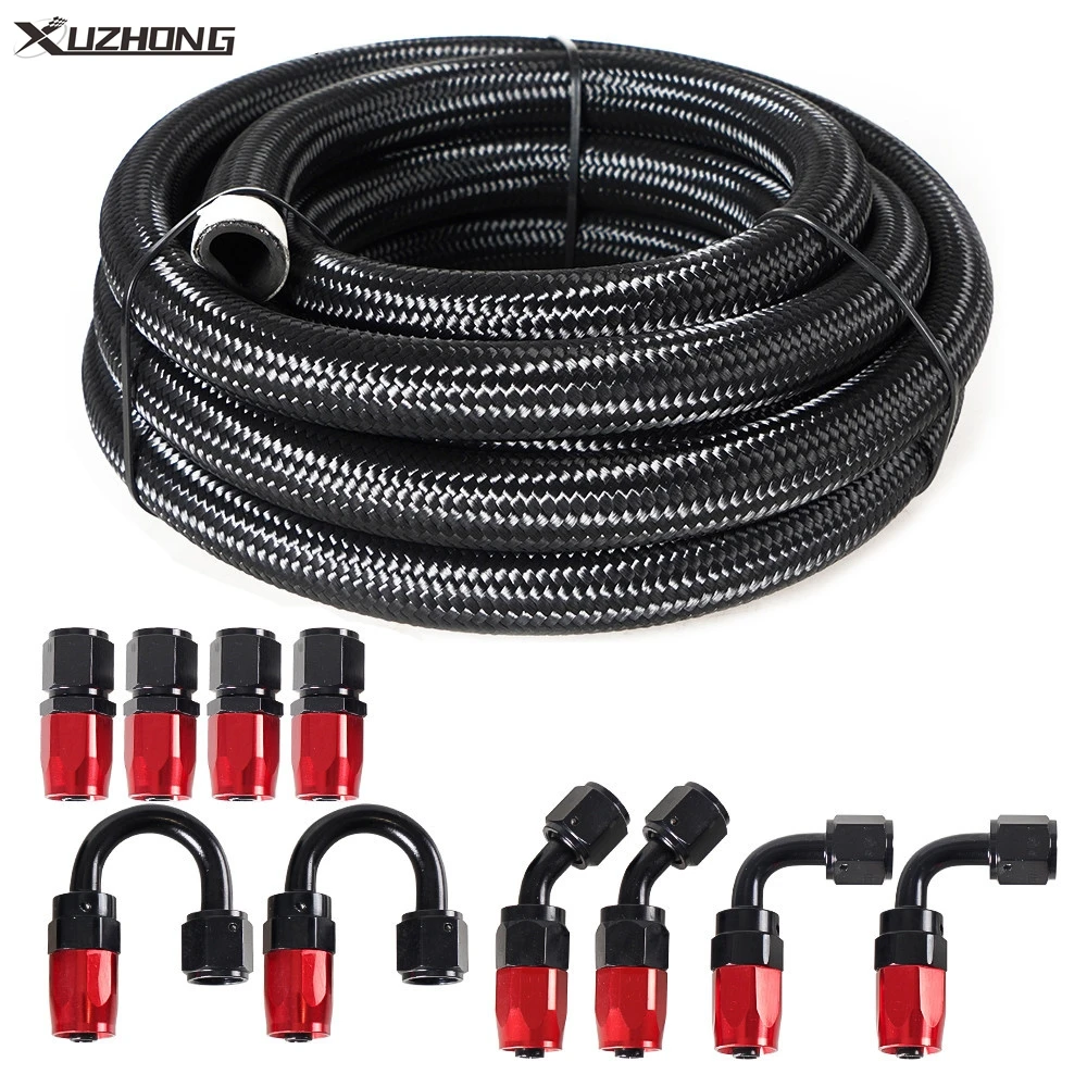 

Комплект топливных/масляных шлангов и фитингов из нержавеющей стали в оплетке, 20 футов, 6/8/10/AN CPE