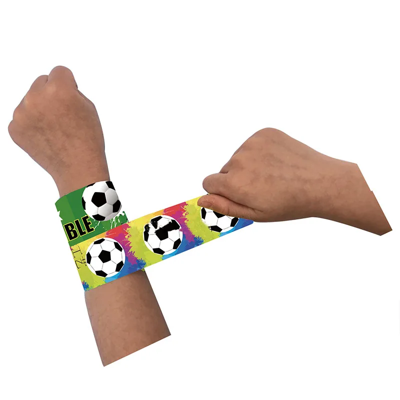 Football Papa Circle SOCCER Football Decoration Bracelet Football Sports Party Football Boy Happy Birthday Party Supplies