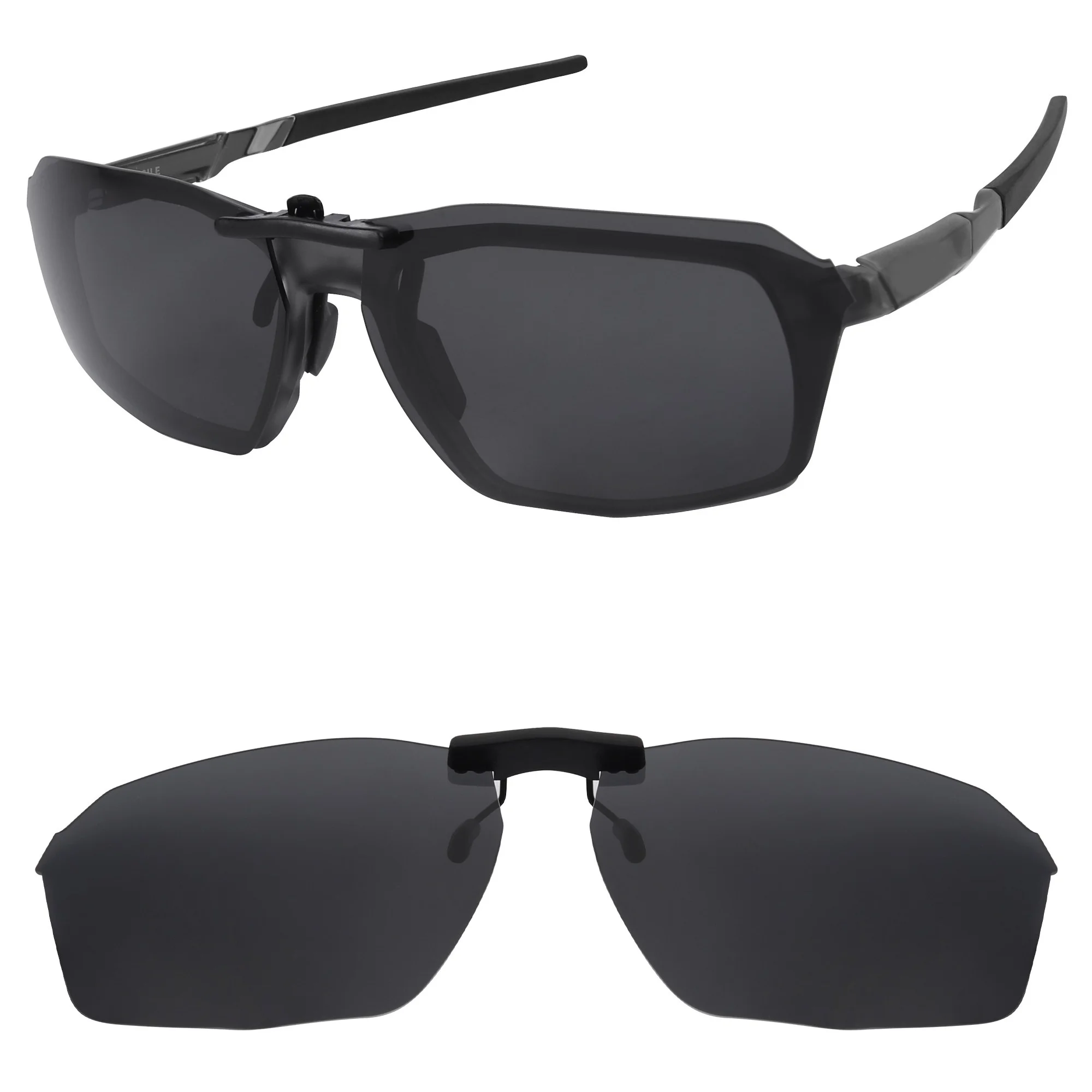 Rarayvix Polarized Clip-on Sunglasses Lenses Compatible with Oakley Tensile OX8170-56 UV Protection Sunglasses
