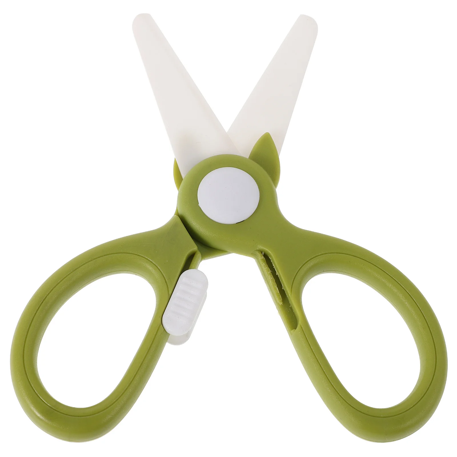 مقص طعام سيراميك محمول متعدد الوظائف، قطاعة معكرونة اللحوم، مادة آمنة، سهلة التنظيف للاستخدام المنزلي أثناء السفر #2