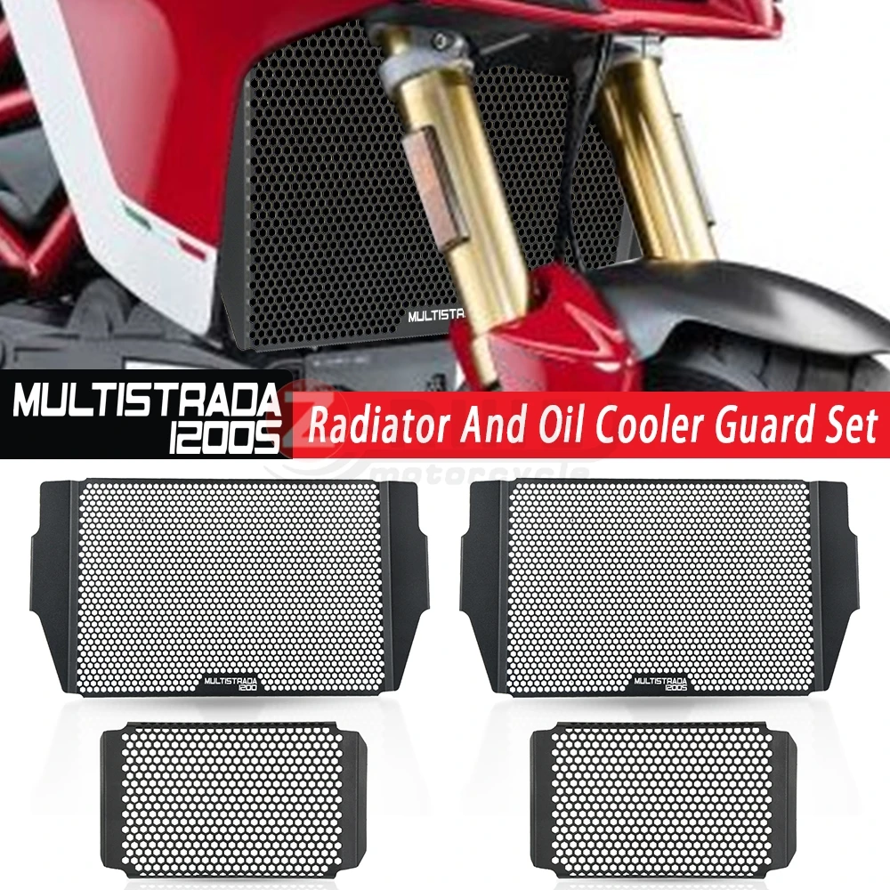 

Radiator Guard Cover Oil Cooler Protect FOR Ducati Multistrada 1200s 1200S Touring ABS S Sport/Pikes GT 2010 2011 2012 2013 2014