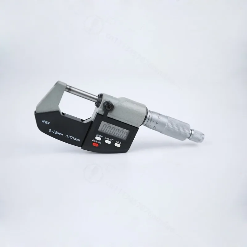 0-25mm IP64 Digital Outside Micrometer Thickness Gauge Measuring Caliper Industrial Garage DIY Tool