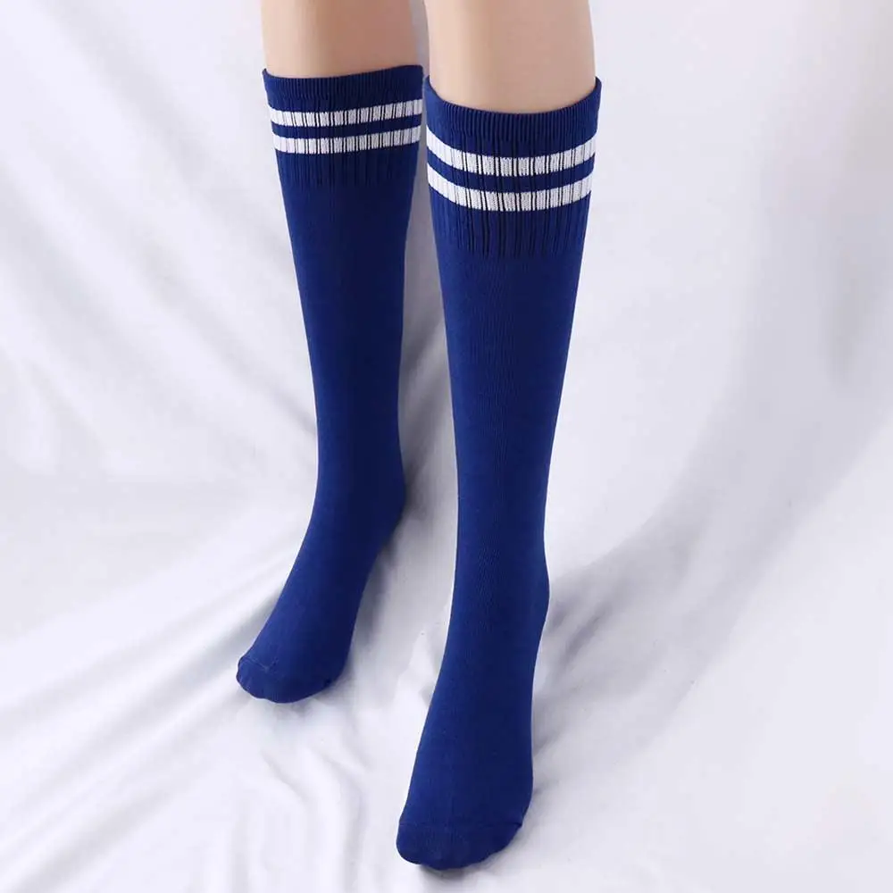 

Пара нескользящих компрессионных носков из хлопка и спандекса, длинные футбольные носки выше колена, спортивные носки