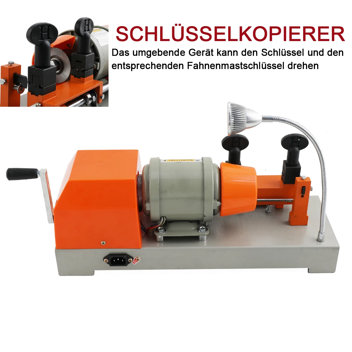 ماكينة مفاتيح أفقية 220 فولت 120 وات مع ماكينة نسخ المفاتيح الكهربائية بإضاءة LED ماكينة قطع المفاتيح #1