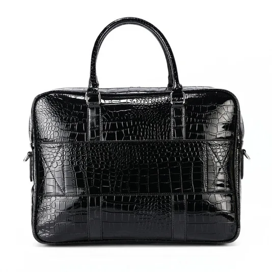 2025 nouveau motif Alligator sacs pour ordinateur portable en cuir Pu porte-documents pour hommes marque de luxe hommes sacs à main hommes messager 14 pouces sac d'ordinateur