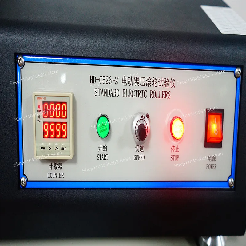 Electric Roller Rolling Testing Machine Tape Stickiness Detector Tape Rolling Three-station Pressure Roller Tester