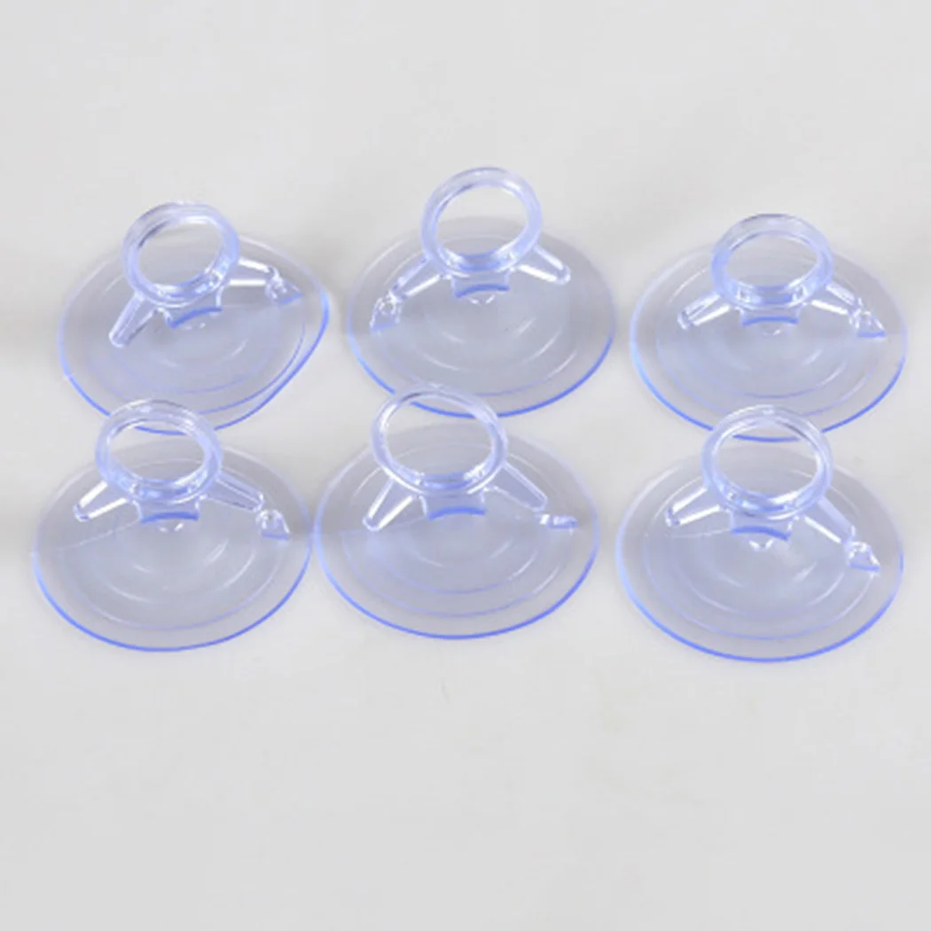 10pcs Suction Cups With Shut Ears 45mm Bathroom Round Rubber Suckers Towel Window Button Glass Hanging Plastic