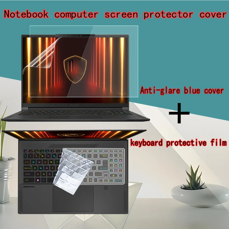 

Suitable for MSI invisible A16 AI/Vector 16 notebook screen protector reticle 16 keyboard cover pulse A16 anti-glare screen film