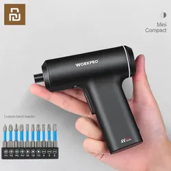 XIAOMI Workpro 3.6V Electric Cordless Screwdriver Set USB Rechargeable 1500mah Lithium-ion Battery Mini Drill Power Hand Tools