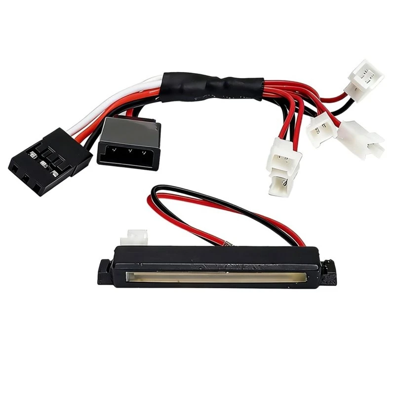 ABUM-RC Car Roof Lamp LED Light For 1/30 RC Crawler Car SCX30 RC Car Upgrade Parts Accessories Yellow Light