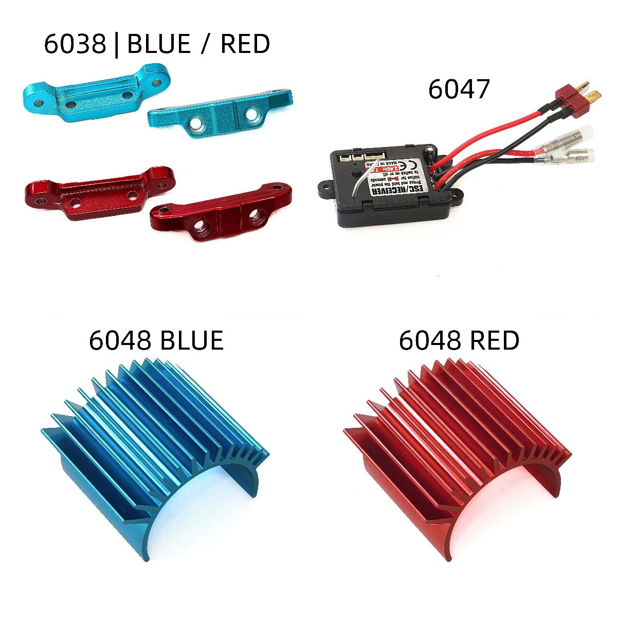 JJRC Q132/Q141 1/16 RC Car Spare & Upgrade Parts (Chassis, Arms, Motor Sink) view 4
