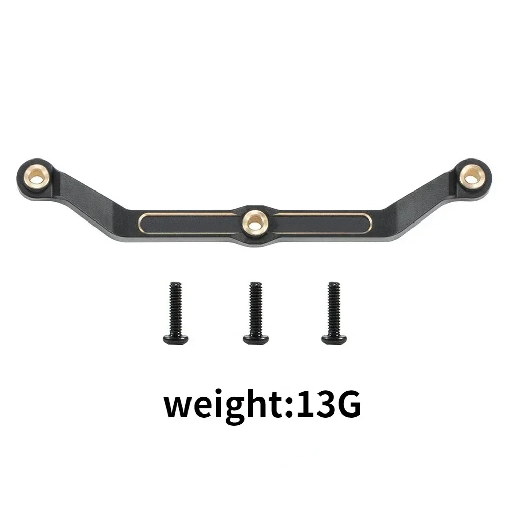 Bloques de enlace de dirección de peso de latón TRX-4M, cubierta diferencial de nudillos, bloques de ruedas para 1/18 RC Crawler CCar TRX4M DEFENDER, piezas de mejora