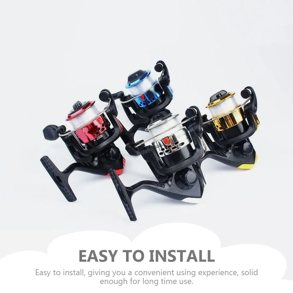 

2Pcs Fishing Reel Handles Universal Curly Handle Replacement Parts Durable Foldable Suitable Ocean Lake River Pond Stream