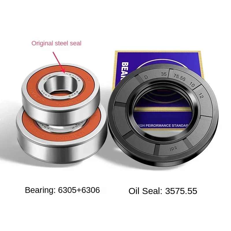 Suitable for Samsung drum washing machine tripod bearing water seal oil seal D35 65.55 10/12 accessories