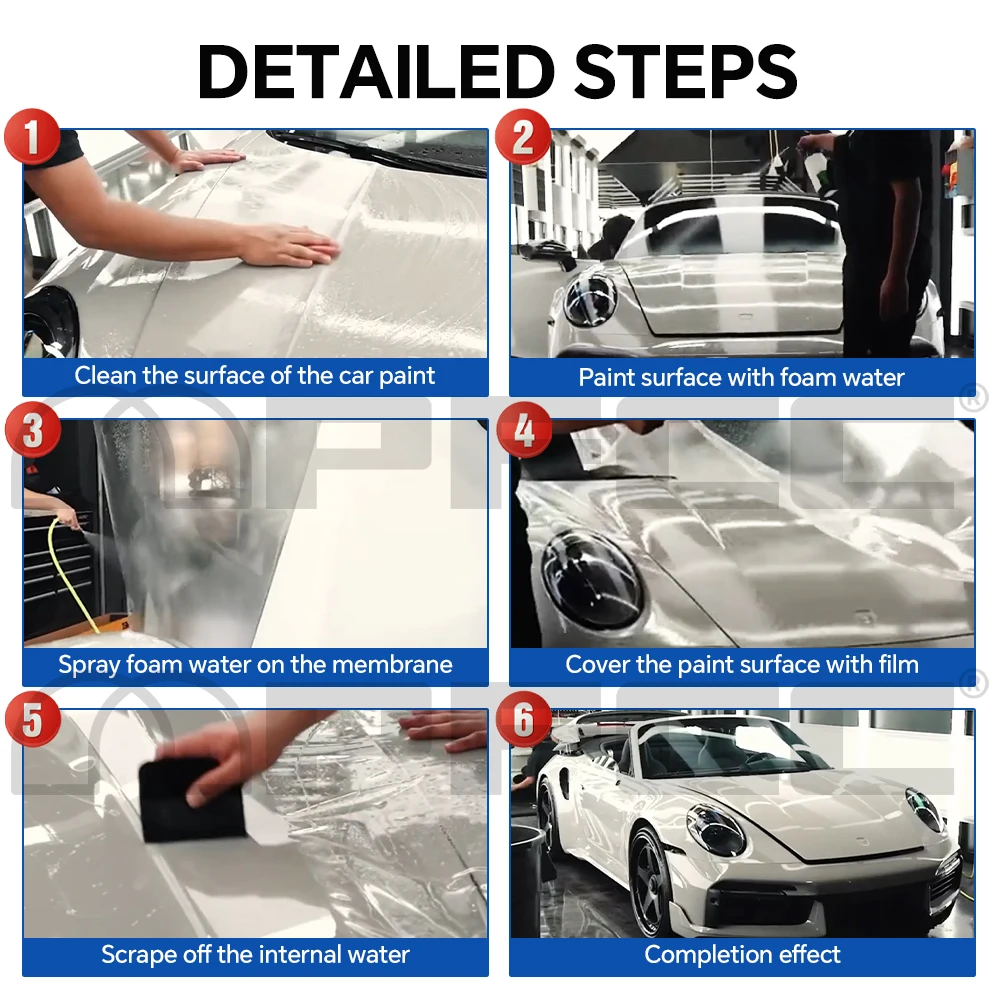 For Volkswagen ID.3 2022 Clear TPU Precut Paint Protection Film 8.5mil Self-Healing Scratch-Resistant Anti-Yellowing Invisible view 6