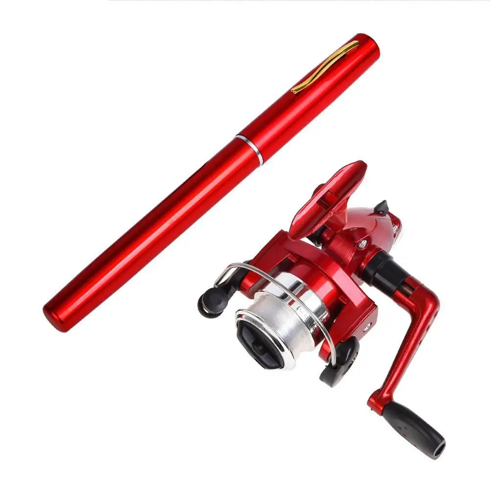 Portable Pen Fishing Rod Ultralight Telescopic Fishing Pole Mini Travel Pocket Rod Set Fishing Accessories