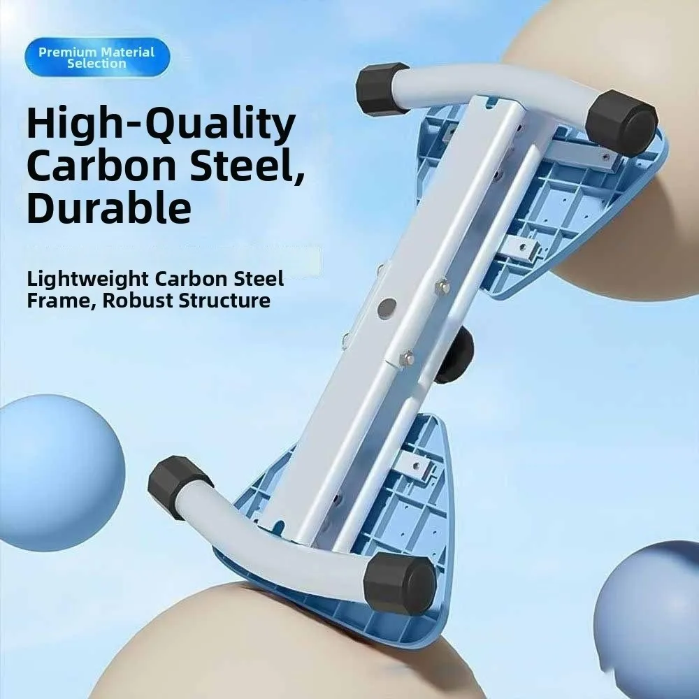 Rotating Design Waist Training Board with Resistance Bands Double-Grippy Pedal Waist Twisting Stepper Silent Dual-Pedal Design
