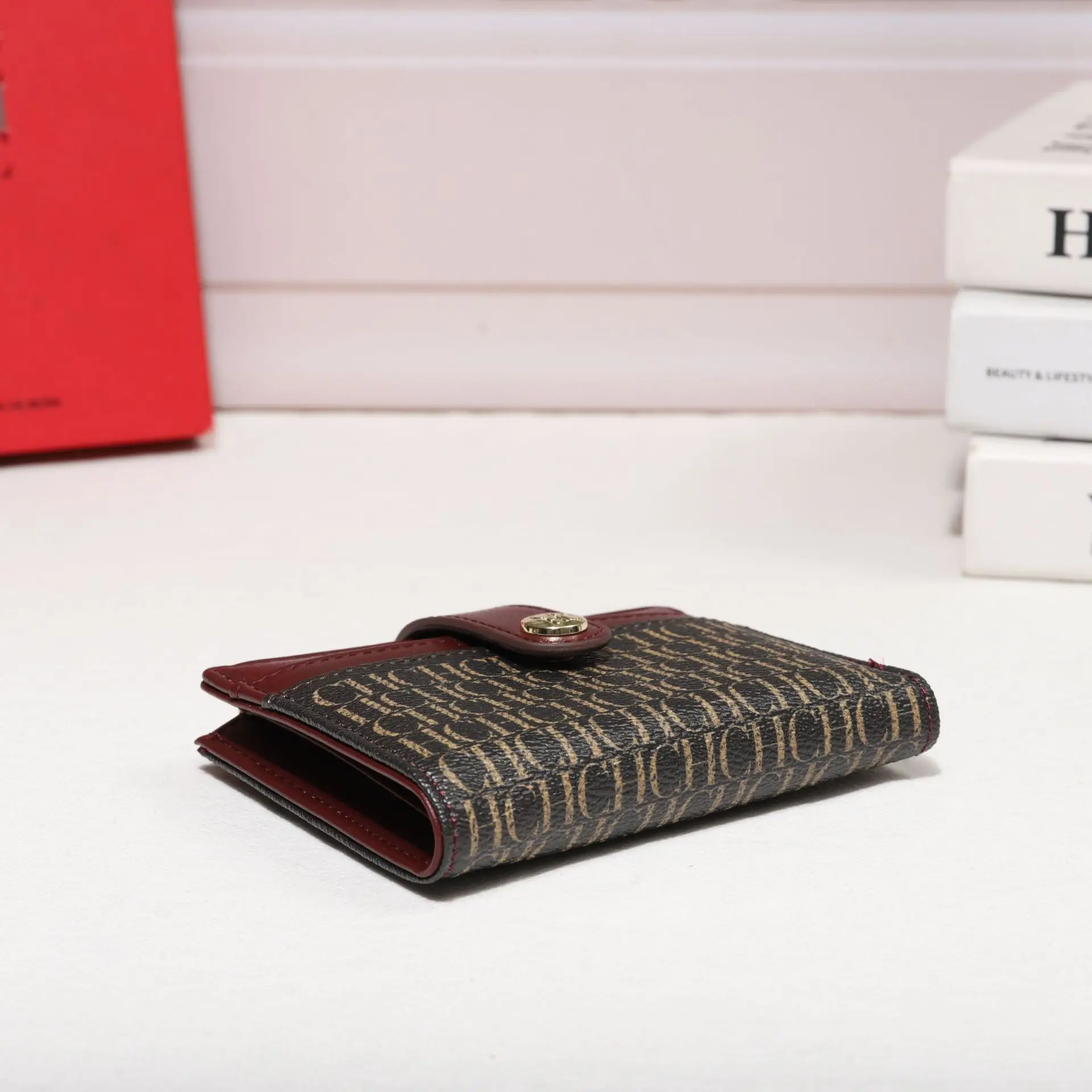 Женский кошелек большой емкости, чехол для монет, откидная крышка с застежкой, легкий доступ к свои деньги и кредитные карты