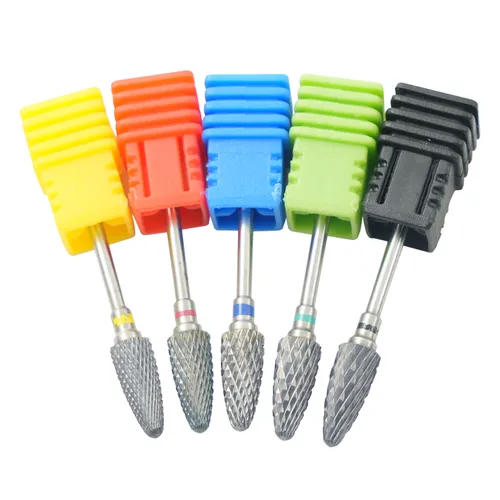 Juego de brocas para uñas 5 en 1, fresas eléctricas para manicura, removedor de esmalte de Gel, rebaba para el cuidado de las uñas