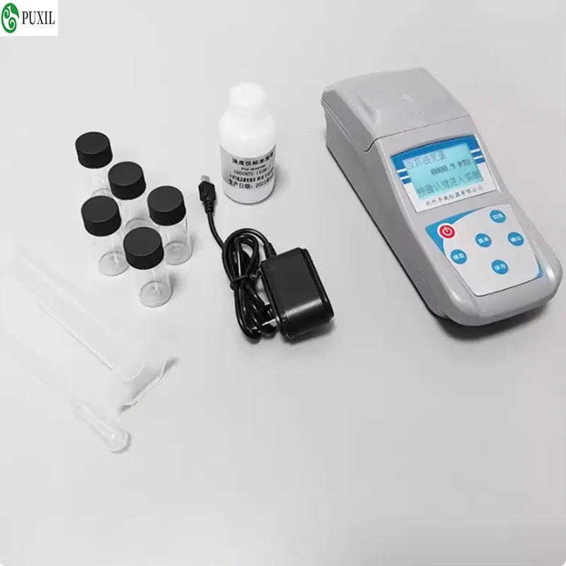 Handheld Water Turbidimeter High Precision Portable Microcomputer, AC/DC for Swimming Pools, Water Quality Laboratories