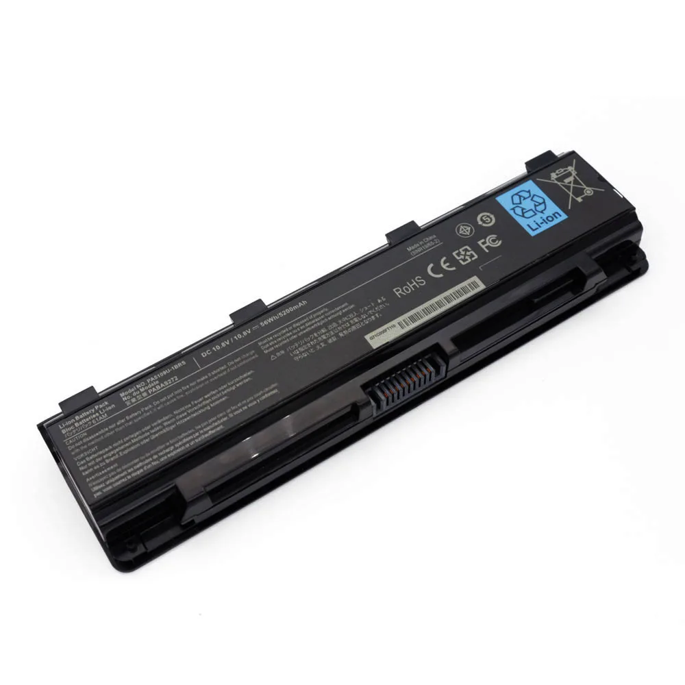 

JC PA5109U PA5109U-1BRS PA5110U Battery for Toshiba C40 C45 C50 C50D C55 C55D C55DT C55T C70 C75DT Series PABAS272 48Wh 56Wh