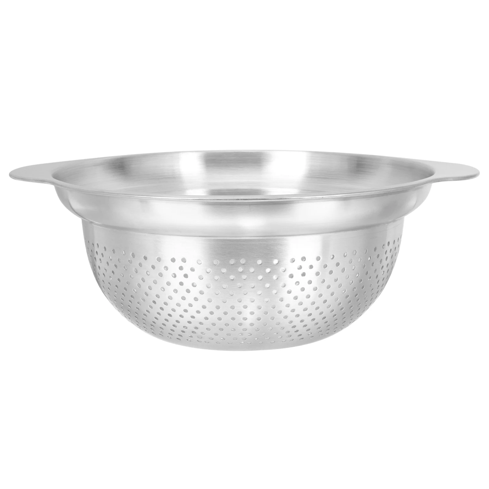 

Thickened Multi-purpose Stainless Steel Colander with Drainage Holes for Fruits Vegetables Washing Straining Kitchen Use