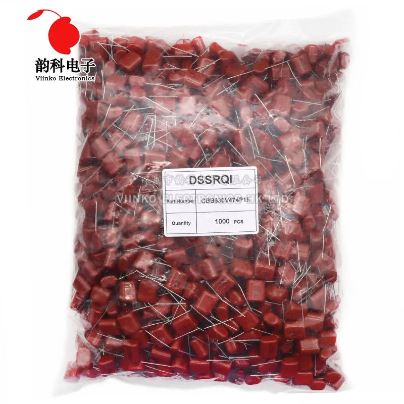 100V 250V 400V 450V 630V 1600V 2000V CBB Kondensator z folii polipropylenowej 101 103 104 105 125J 221 222 223 224 225 332 333 334