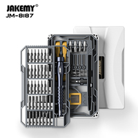 JAKEMY JM-8187 83 in 1 Precision Screwdriver Set Aluminum Alloy Handle For Mobile Phone Tablet PC Repair Hand Tools