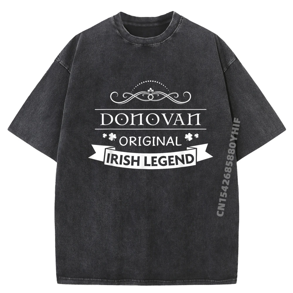 

Donovan оригинальные ирландские легенды Donovan ирландские семейные футболки для мужчин мужские подарки с принтом Camisa потертая рубашка с буквами