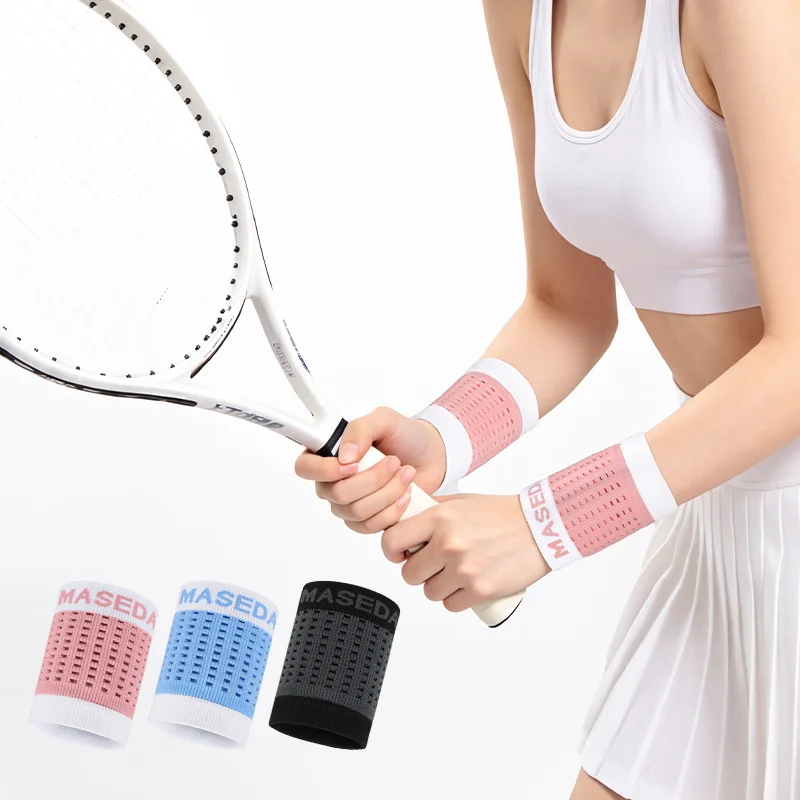 1 PC Summer Cooling Wrist Sweatband Sport Wrist Brace Support Sweat Absorbing Wristband Gym Running Breathable Wristband