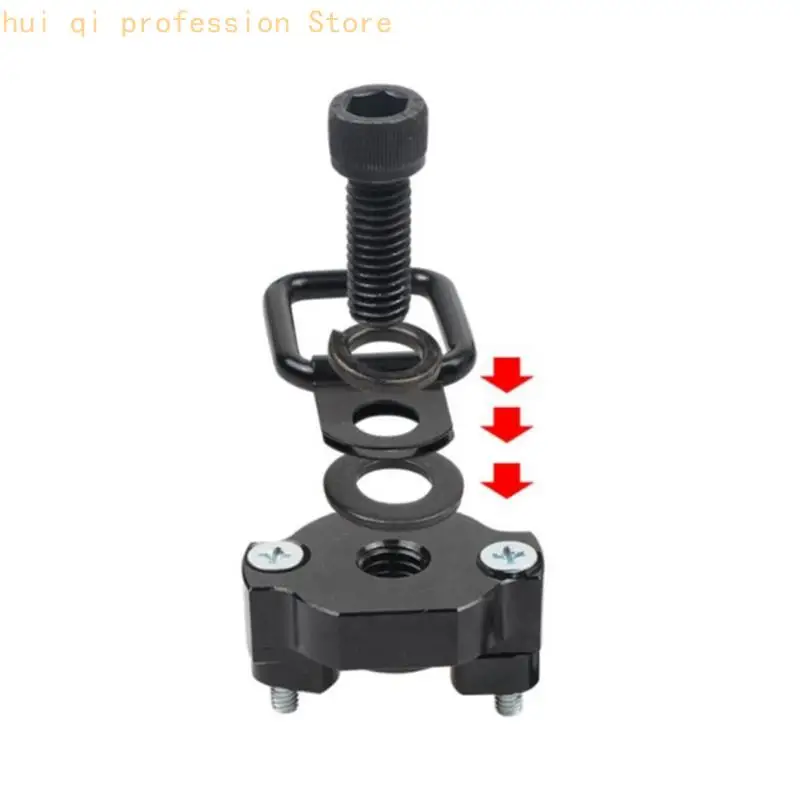 2/4-teiliges UTV-Ladungskontroll-Hardware-Kit, D-Loop-Zurrpunkte aus Aluminium mit T-Nut-Muttern für Werkzeuge, Ausrüstung und – Detail 7