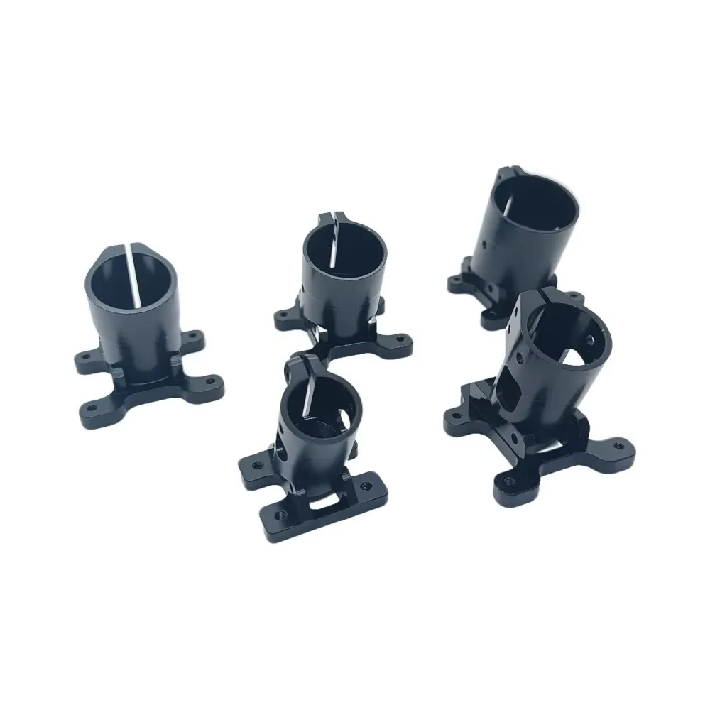 1 peça peças uav multieixo liga de alumínio tubo de carbono conexão pé montagem peças de fixação 16mm 20mm 22mm 25mm preto
