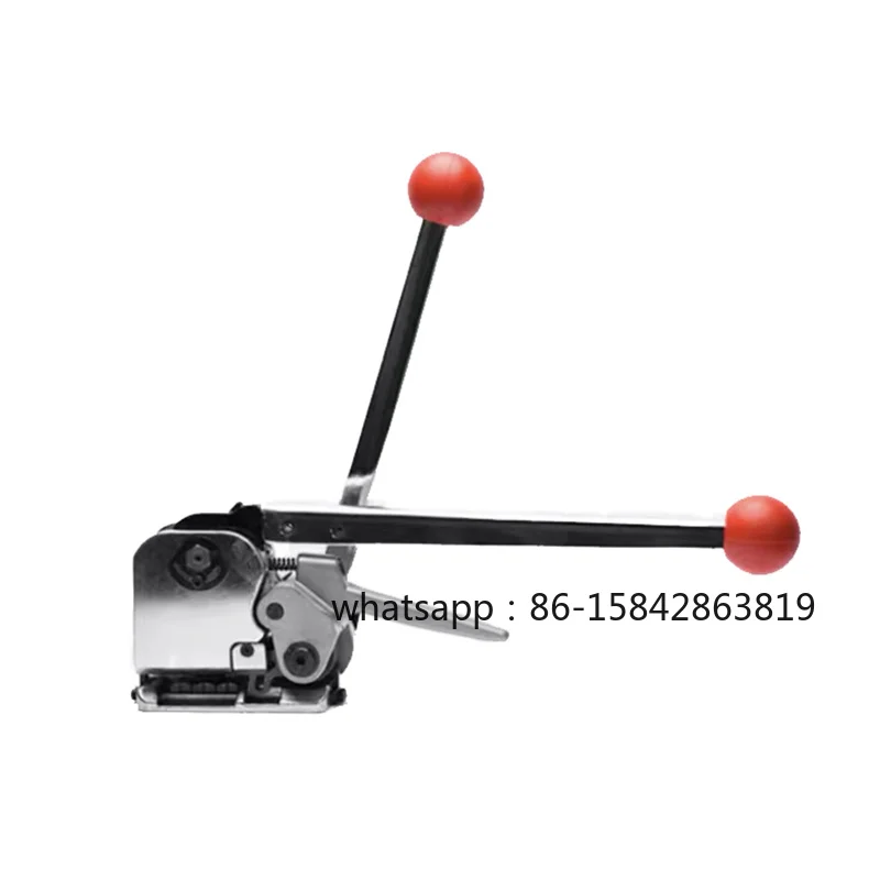 GD35 Buckle-Free Manual Steel Strapping Combination Tool, Sealless Packing & Binding Tensioner Machine