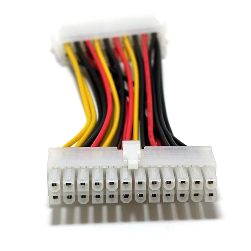 1PCS E-ATX 20pin Male To 24pin Female M/F power supply adapter cable motherboard