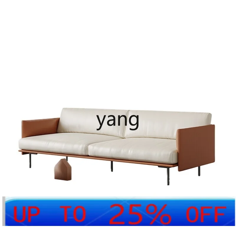 

LMMoffice sofa leather simple boss office meeting area leisure modern coffee table business reception