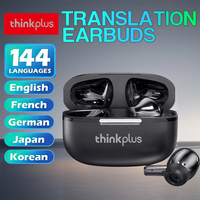 Original Thinkplus  Translation  Earphones, HD Stereo Headphones In Ear Headphones  Microphone Can Translate 144 Languages